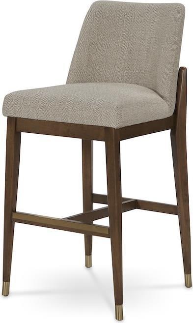 Alder Tweed Herringbone Counter Stool Warm Walnut 39.5H 21.5W 25D: Alder Tweed Herringbone Counter Stool Warm Walnut 39.5H 21.5W 25D Introducing the Elegant Herringbone Counter Stool, designed by Alder Tweed, that combines style and comfort. This counter stool featur