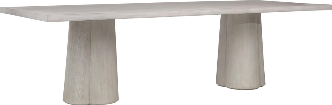 Arya Dining Table Whitewash Acacia Wood French Country Style (1 of 1)