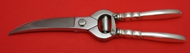 Georg Jensen Cactus Sterling Silver Lobster Shears 10 Inch Vintage: Georg Jensen Cactus Sterling Silver Lobster Shears 10 Inch Vintage Introducing the Cactus Lobster Shears by Georg Jensen, crafted from sterling silver. This exquisite vintage piece measures 10 inches