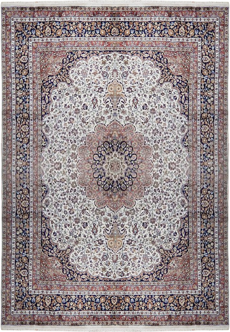 Handwoven 7.7 x 11.8 Ivory Jaipur Rug Premium Wool Design: Handwoven 7.7 x 11.8 Ivory Jaipur Rug Premium Wool Design Free continental US Shipping Elevate your living space with this stunning 7.7 x 11.8 Ivory Jaipur Rug, a perfect blend of tradition and modern