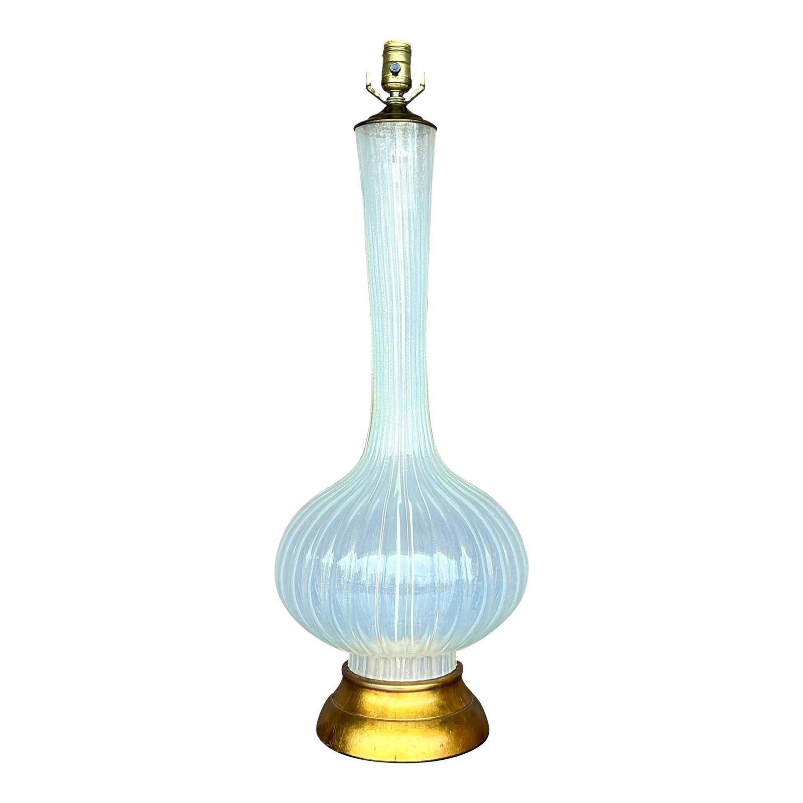 Vintage Regency Murano Glass Lamp 29.5 Inch Elegant Design (1 of 6)