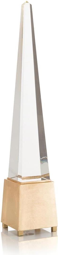 John-Richard Crystal Spire Lamp Elegant Brass Lighted Design (1 of 1)