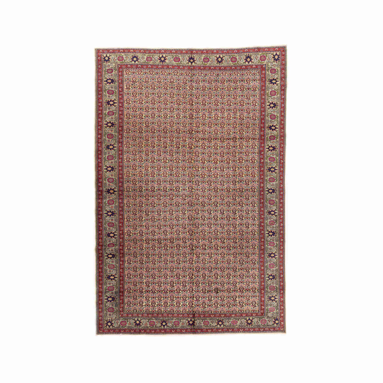 Handmade Kayseri Carpet Wool on Cotton 76.4 x 115 Authentic (1 of 8)