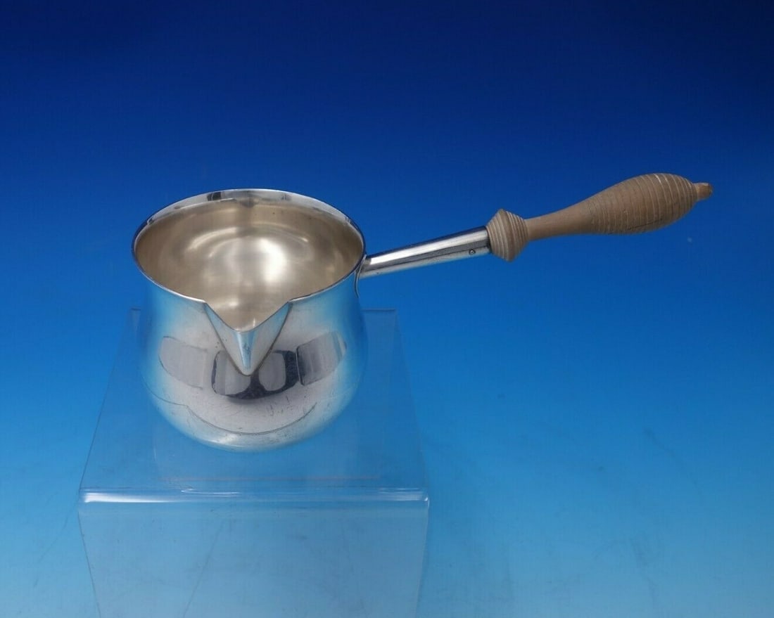 Georg Jensen Reproduction Sterling Silver Pipkin 8 1/4" x 3" (1 of 6)