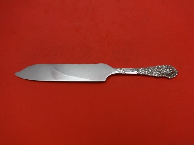 Reed & Barton Trajan Sterling Silver Cake Saw 10 1/8 in Monogrammed (1 of 1)