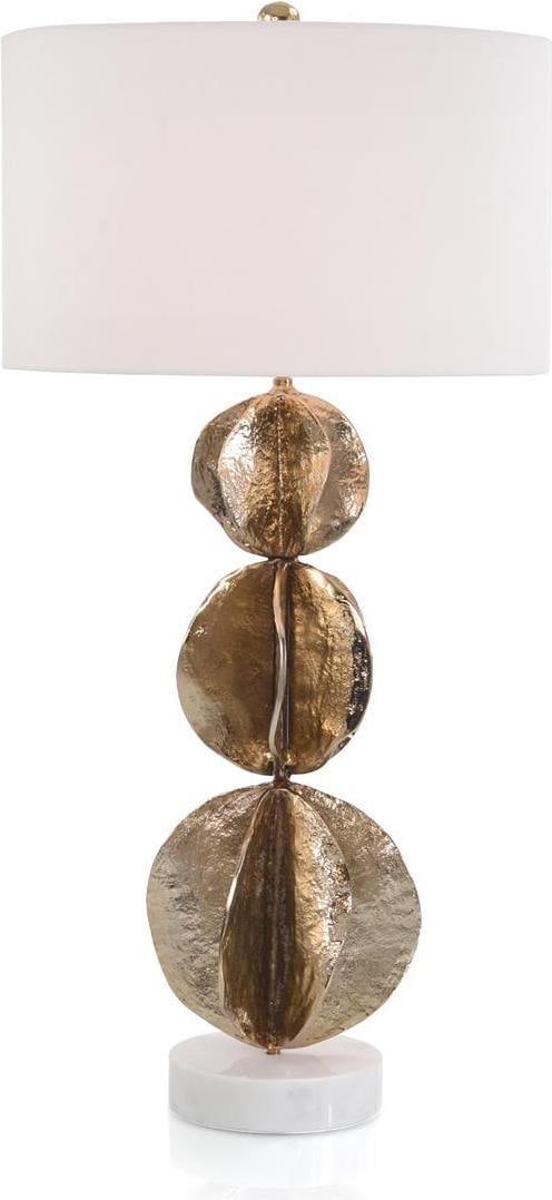 Hollywood Regency Brass Table Lamp with Flowing Design by John-Richard (1 of 1)