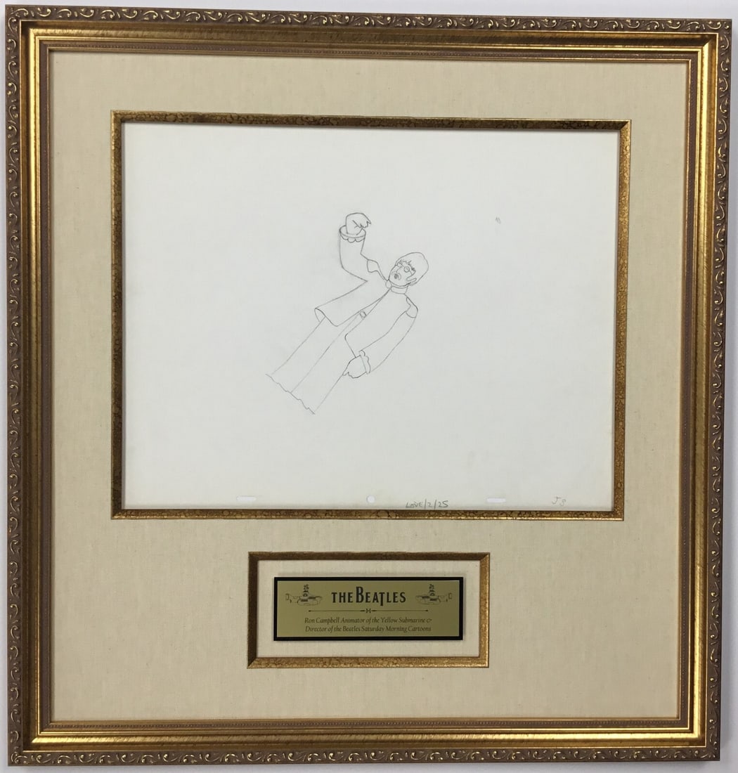 1968 Beatles Yellow Submarine Production Drawing by Ron Campbell (1 of 6)