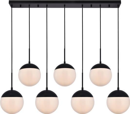 Elegant Lighting Eclipse Pendant Light Milk Finish 54W 40W Bulb: Elegant Lighting Eclipse Pendant Light Milk Finish 54W 40W Bulb Illuminate your space with the Sophisticated Eclipse Pendant Light, a stunning addition to any transitional decor. Crafted from high-qua