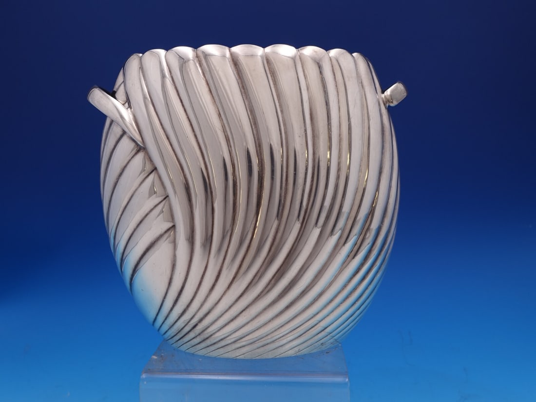 Modern Italian Sterling Silver Wine Cooler Vase by FC 8.5" (1 of 10)