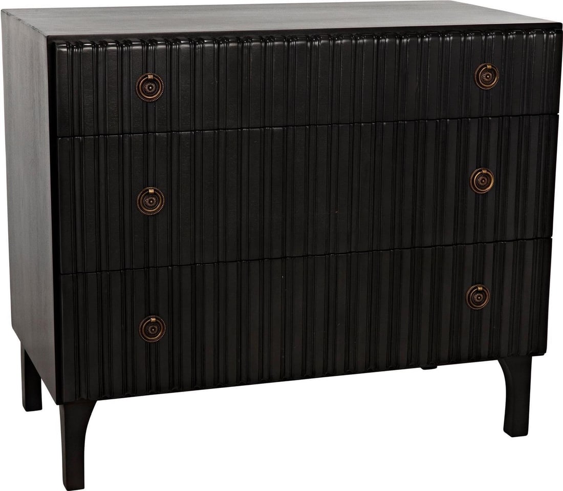 Daryl Dresser in Pale Finish by Noir Collection: Daryl Dresser in Pale Finish by Noir Collection Introducing the Elegant Pale Daryl Dresser from the Noir Collection, a stunning piece that combines antique charm with modern functionality. This chest