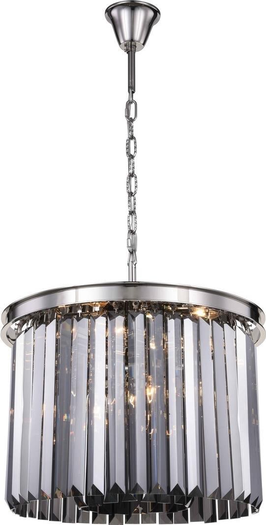 Sydney Crystal Pendant Light Hollywood Regency UL-Listed 6 Bulbs: Sydney Crystal Pendant Light Hollywood Regency UL-Listed 6 Bulbs Illuminate your space with the stunning Sydney Crystal Pendant, crafted to bring a touch of luxurious elegance. This exquisite pendant