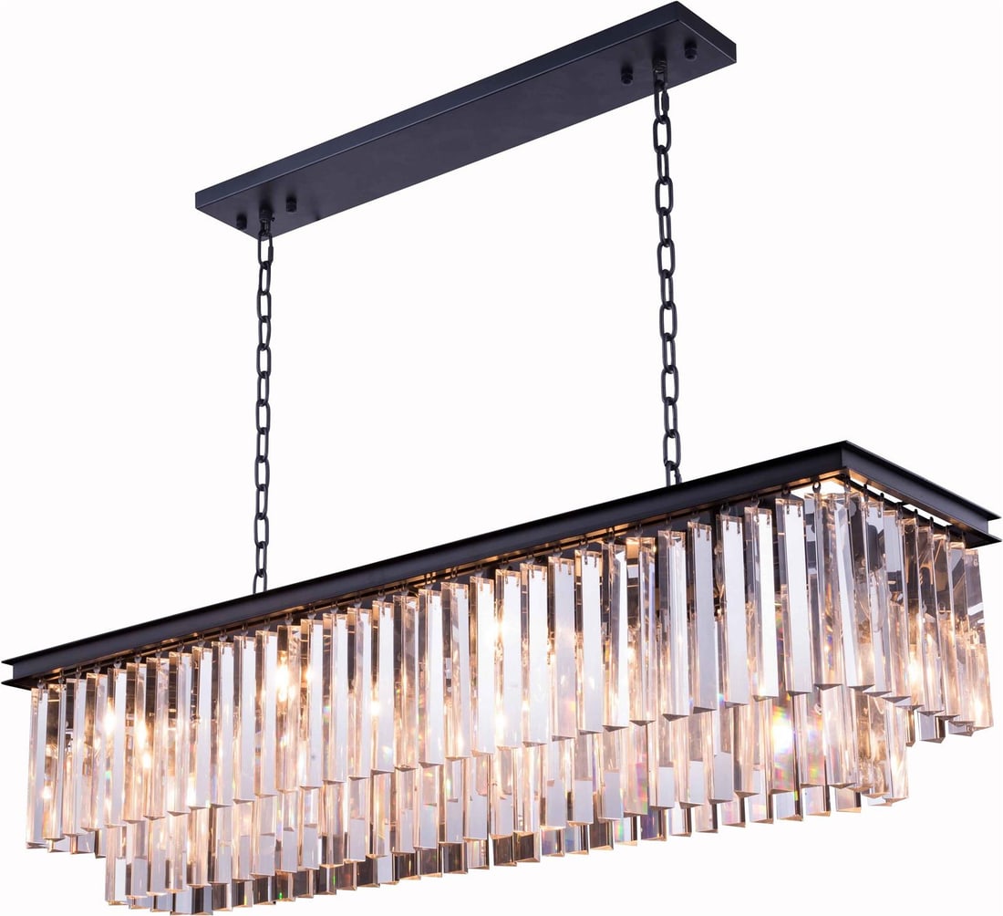 Elegant Lighting Sydney Crystal Pendant Lamp Royal-Cut Mocha Brown: Elegant Lighting Sydney Crystal Pendant Lamp Royal-Cut Mocha Brown Illuminate your space with the Elegant Sydney Crystal Pendant Lamp, a stunning example of transitional style. This exquisite lamp fea