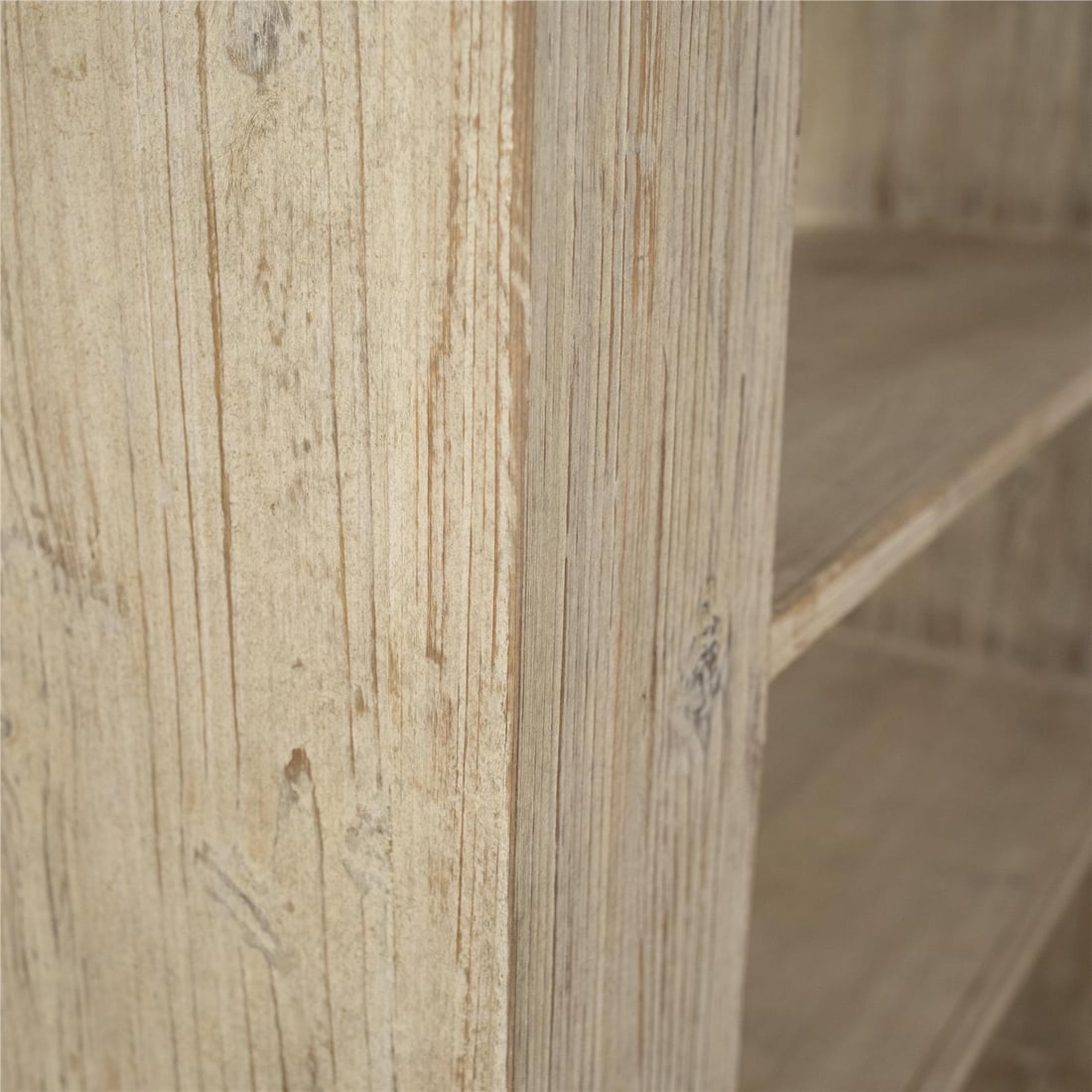 Amaya Light Warm Wash Reclaimed Pine Bookcase 5 Shelves 88H 48W 16D (1 of 4)