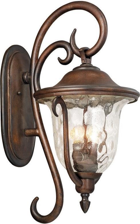 Kalco Santa Barbara Gothic Outdoor Light Fixture 3-Light Burnished Bronze (1 of 1)