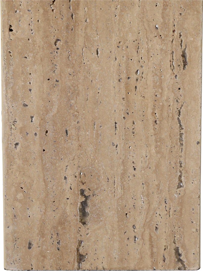 Ivory Table Lamp with Travertine Base and Jute Shade May Collection (1 of 4)