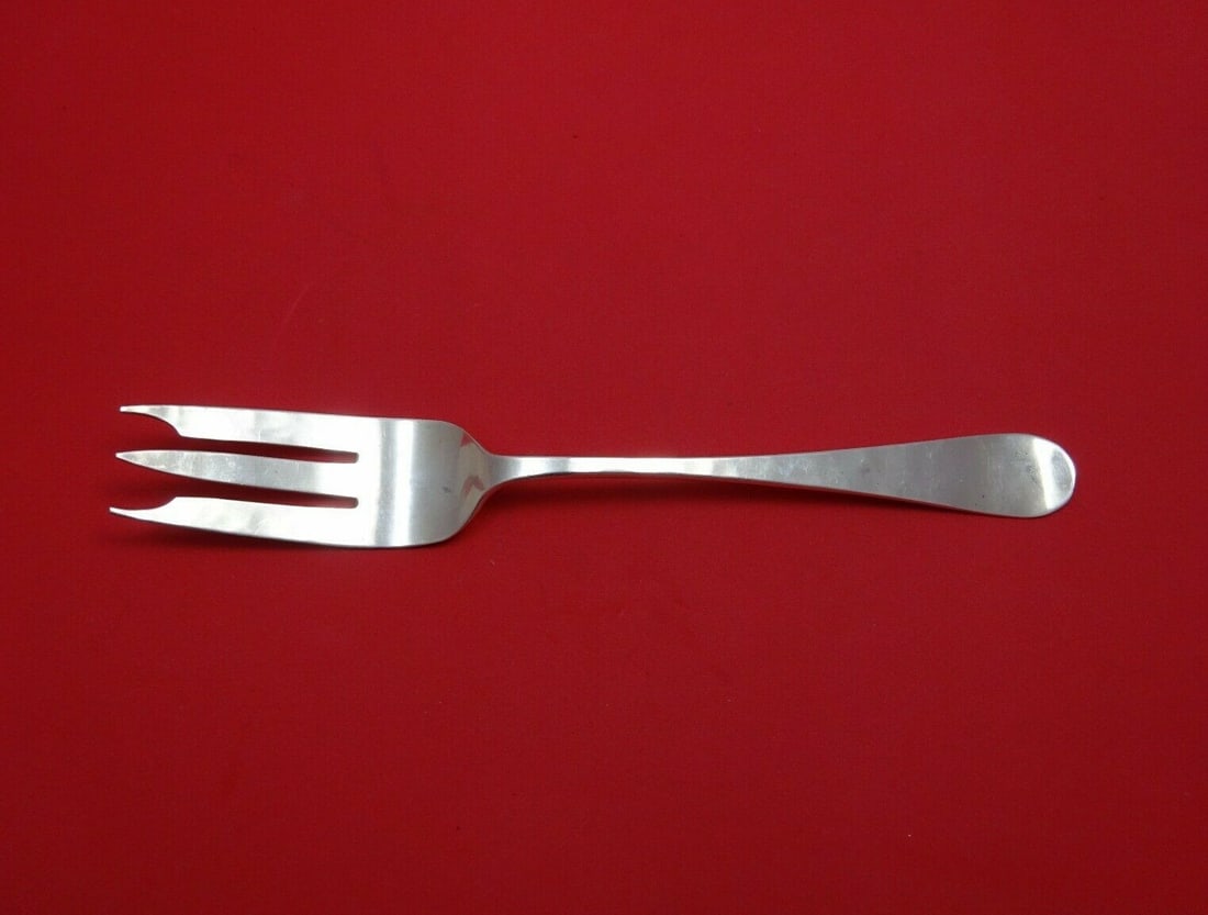 Windsor Sterling Silver Serving Fork by Old Newbury Crafters 10 1/8 Inch (1 of 2)