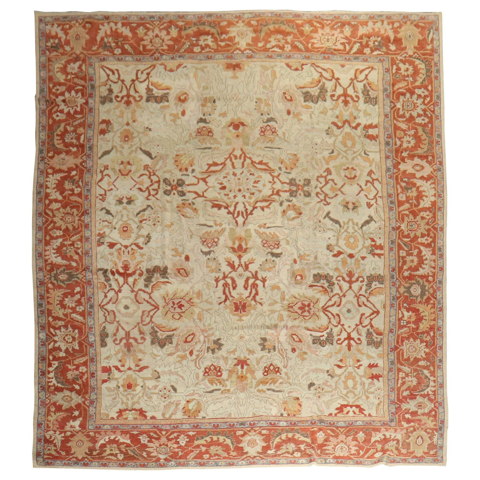Late 19th Century Antique Sultanabad Persian Carpet Wool Hand-Woven (1 of 15)