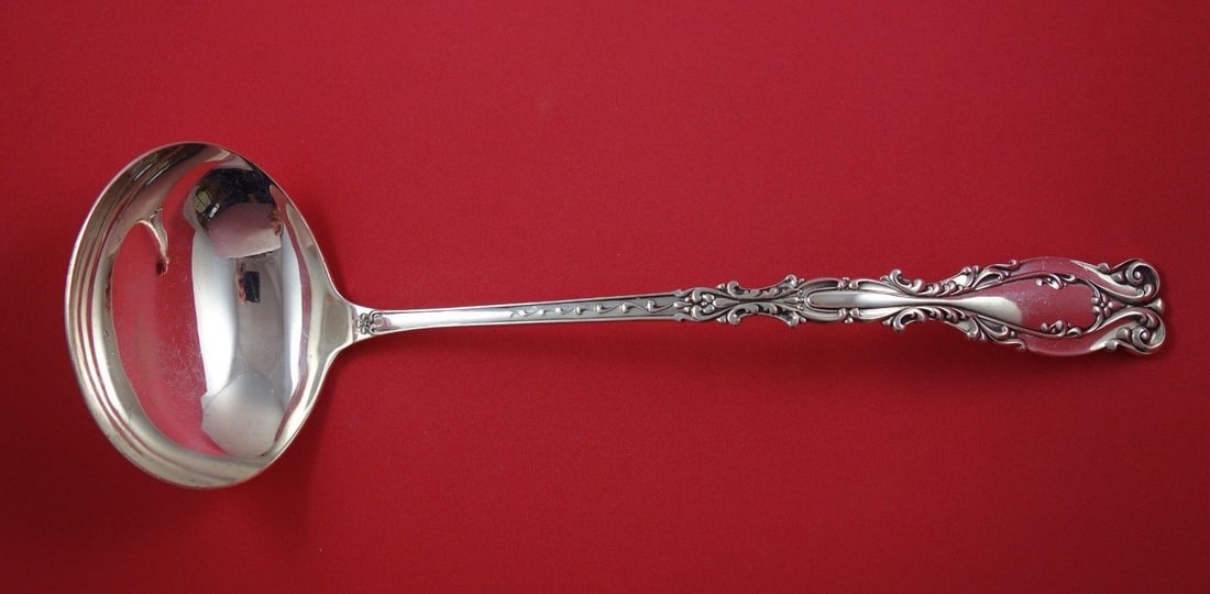 Frank Whiting Josephine Sterling Silver Soup Ladle 11 3/4" (1 of 2)
