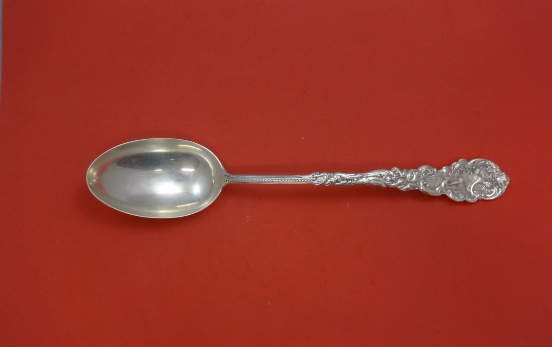 Gorham Versailles Sterling Silver Stuffing Spoon 12.5 Inch Vintage: Gorham Versailles Sterling Silver Stuffing Spoon 12.5 Inch Vintage This exquisite stuffing spoon is part of the Versailles pattern by Gorham, crafted from high-quality sterling silver. Measuring 12 1/