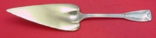 Tiffany & Co. Saint Dunstan Sterling Silver Pie Server 11 Serrated Goldwashed: Tiffany & Co. Saint Dunstan Sterling Silver Pie Server 11 Serrated Goldwashed This exquisite pie server is crafted in the renowned Saint Dunstan pattern by Tiffany & Co. Made from sterling silver with