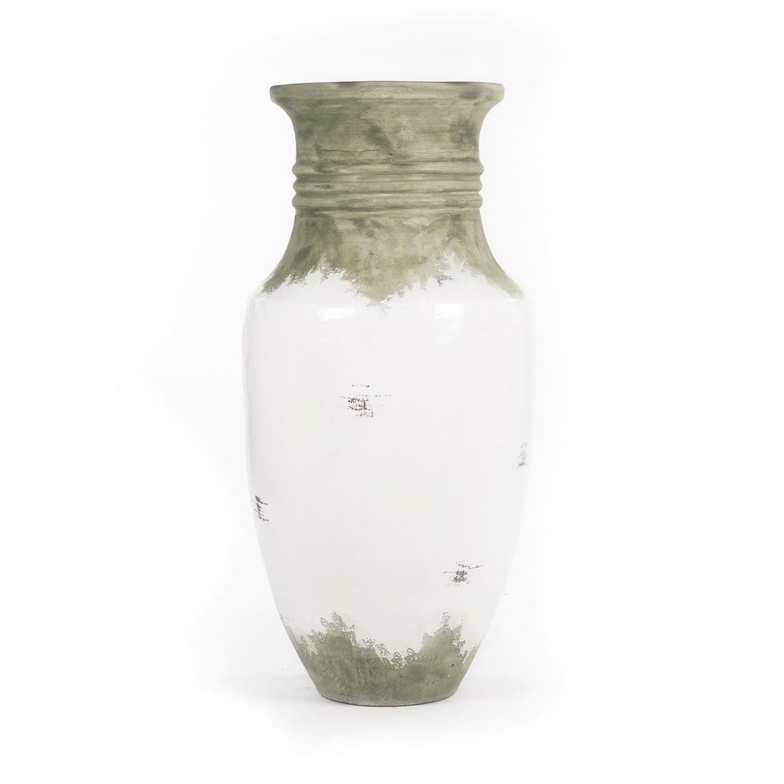 Zentique Ivory Ceramic Vase 49.5H Timeless Home Decor (1 of 6)