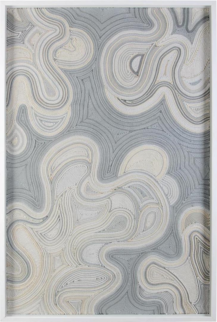 Mark McDowell Drifting Art White Framed 85.75 x 55.75: Mark McDowell Drifting Art White Framed 85.75 x 55.75 This stunning artwork titled "Drifting" by Mark McDowell features a captivating design that draws the viewer in. The piece is presented in a sleek