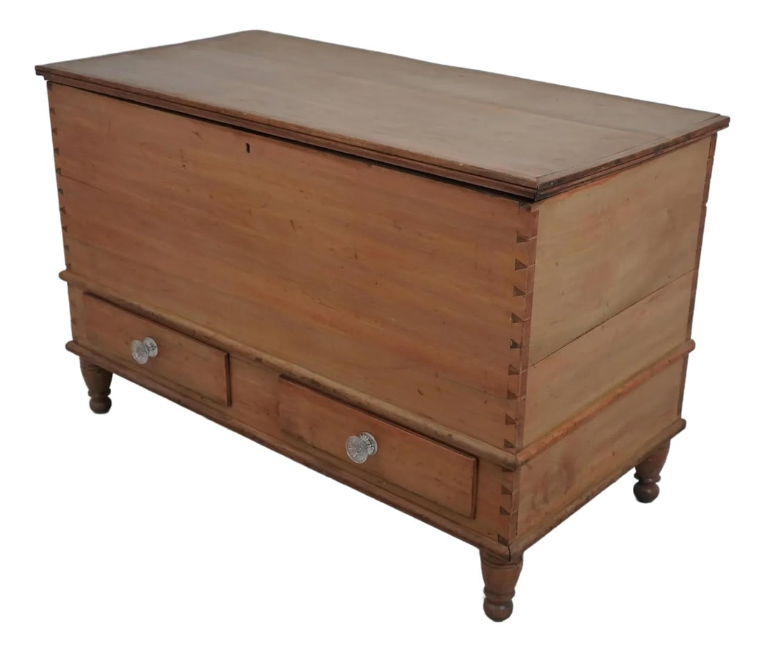 19th Century American Antique Dovetailed Blanket Chest (1 of 10)