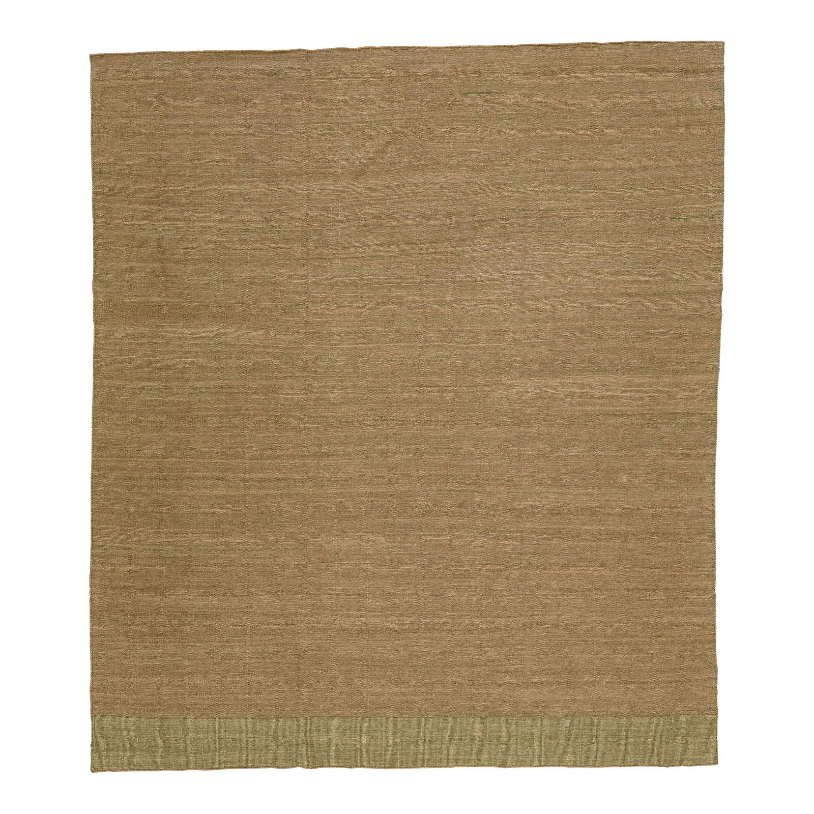 Modern Kilim Handmade Brown Wool Rug 8'5" x 9'8" (1 of 7)