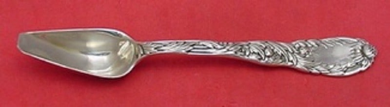 Tiffany & Co Chrysanthemum Sterling Silver Medicine Spoon 5 5/8" (1 of 1)