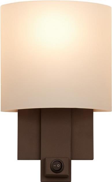Kalco Espille 1-Light Wall Sconce Dimmable Glass Steel: Kalco Espille 1-Light Wall Sconce Dimmable Glass Steel Illuminate your space with the sophisticated Kalco Bronze Light Fixture, a stunning addition to any indoor setting. This transitional style wall