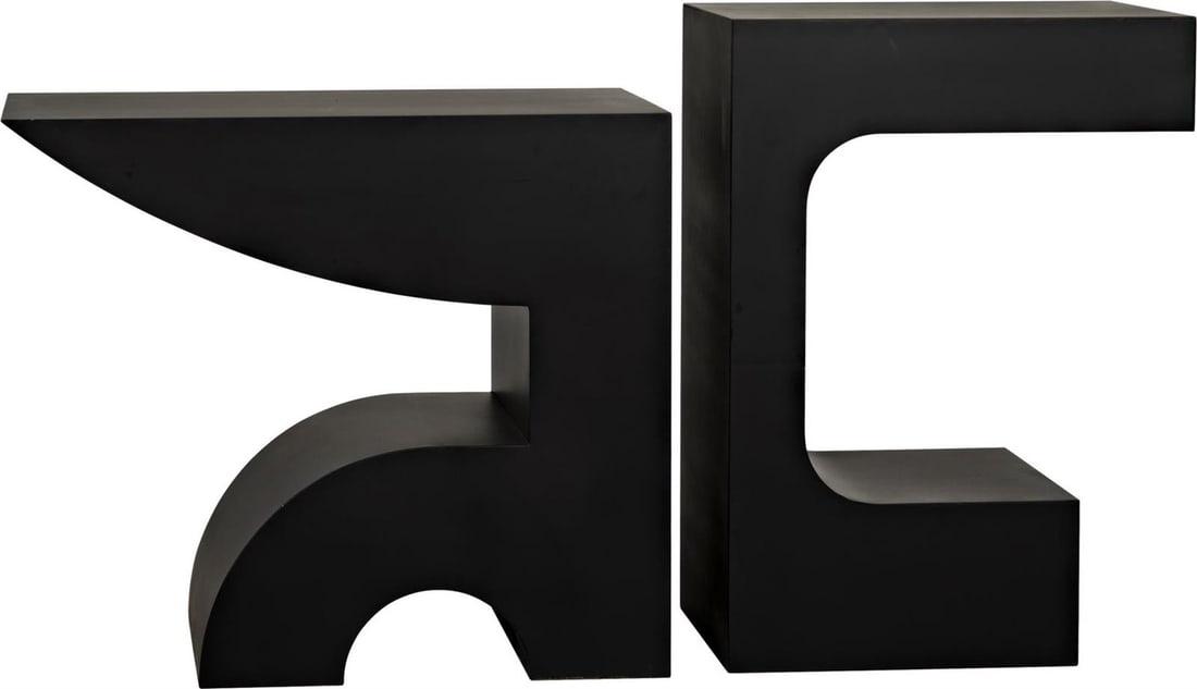 Shiba Black Steel Console Table by Noir Industrial Style (1 of 1)