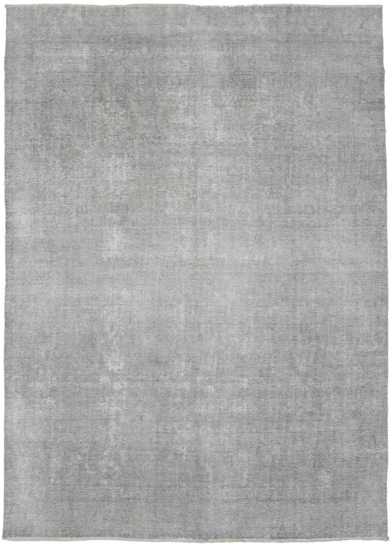 Hand-Knotted Wool Floral Area Rug 8'2 x 11'6 Vintage Southern Asian Carpet (1 of 14)