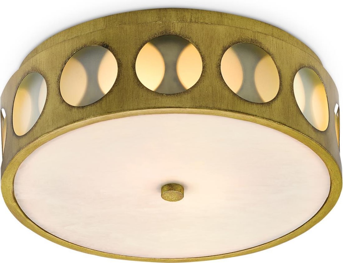 Currey Go-Go Mid-Century Modern Flush Mount Light Fixture LED (1 of 4)
