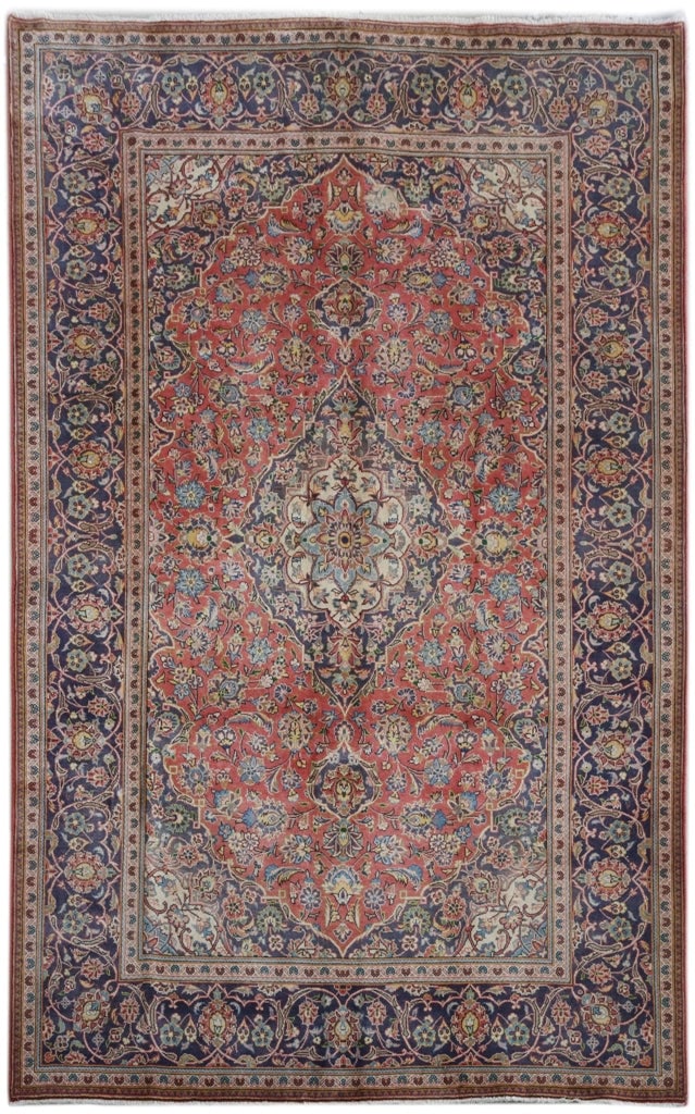 Handcrafted 6.7 x 10.6 Salman Red Persian Ardakan Rug (1 of 6)