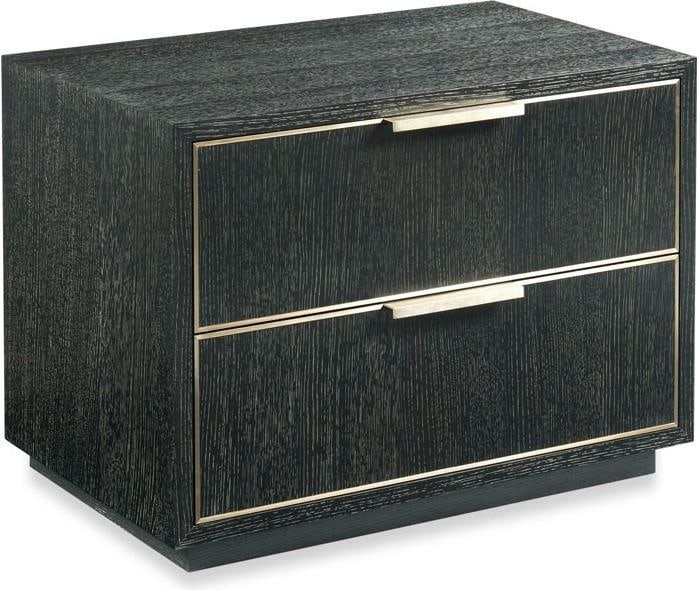 Woodbridge Irvine Slate Bedside Chest Art Deco Style 24H: Woodbridge Irvine Slate Bedside Chest Art Deco Style 24H This Mid-Century Modern Slate Bedside Chest combines vintage aesthetics with contemporary functionality, making it a stylish addition to any be