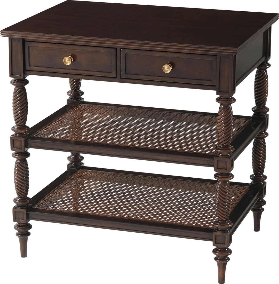 Theodore Alexander Colonial Blix Mahogany Side Table by Alexa Hampton (1 of 3)