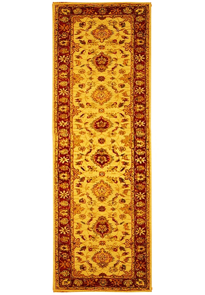Handmade Ivory Chobi Ziegler Peshawar Runner 2'7" x 9'10" (1 of 5)