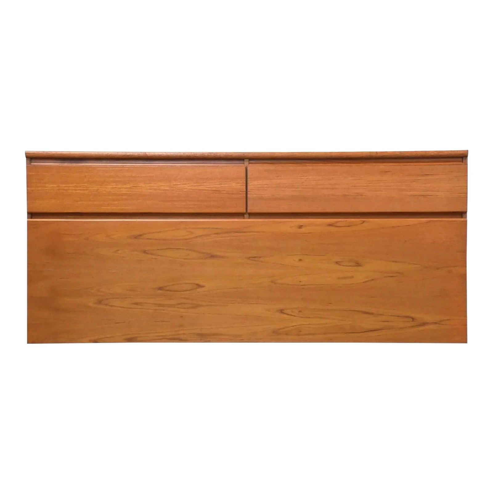 1970s Danish Modern Teak Queen Headboard with Storage (1 of 8)