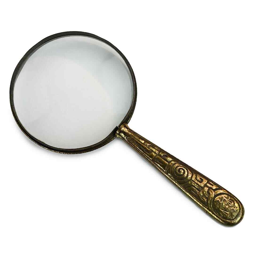 Tiffany Studios Zodiac Magnifying Glass Antique Bronze Circa 1910 (1 of 3)