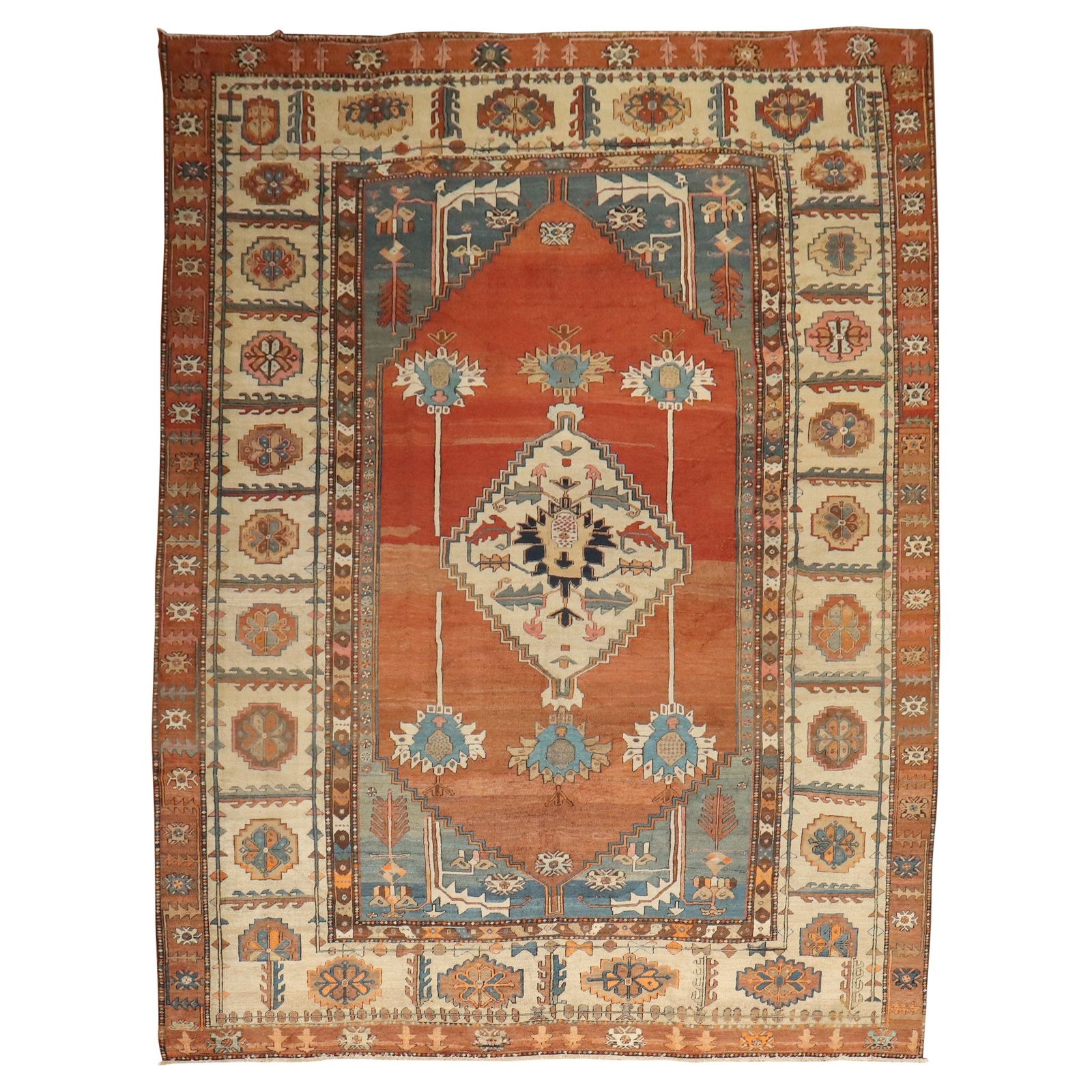Antique Persian Bakshaish Rug 9'9 x 15'1 Wool Hand-Knotted (1 of 14)