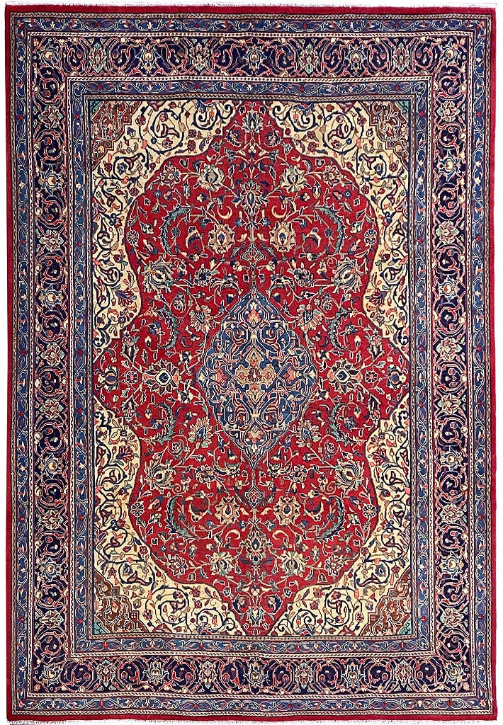 9 x 12 Persian Tabriz Wool Rug Semi-Antique Quality (1 of 10)