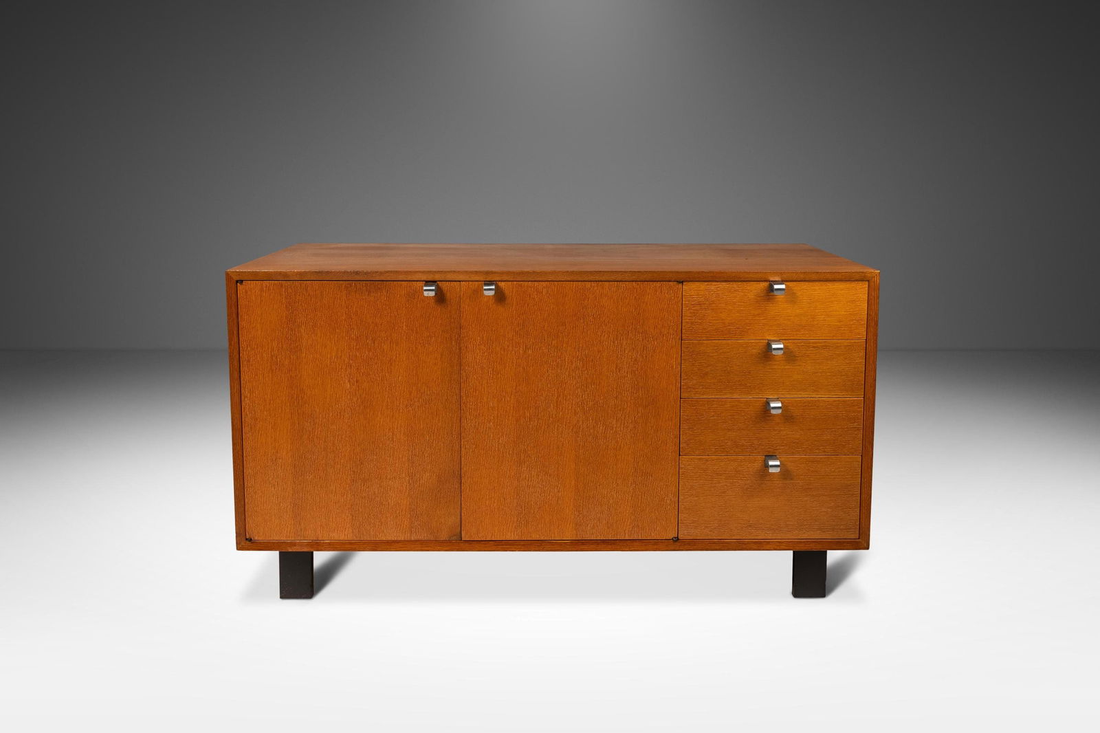 George Nelson Mid-Century Modern Oak Credenza for Herman Miller 1950s (1 of 10)