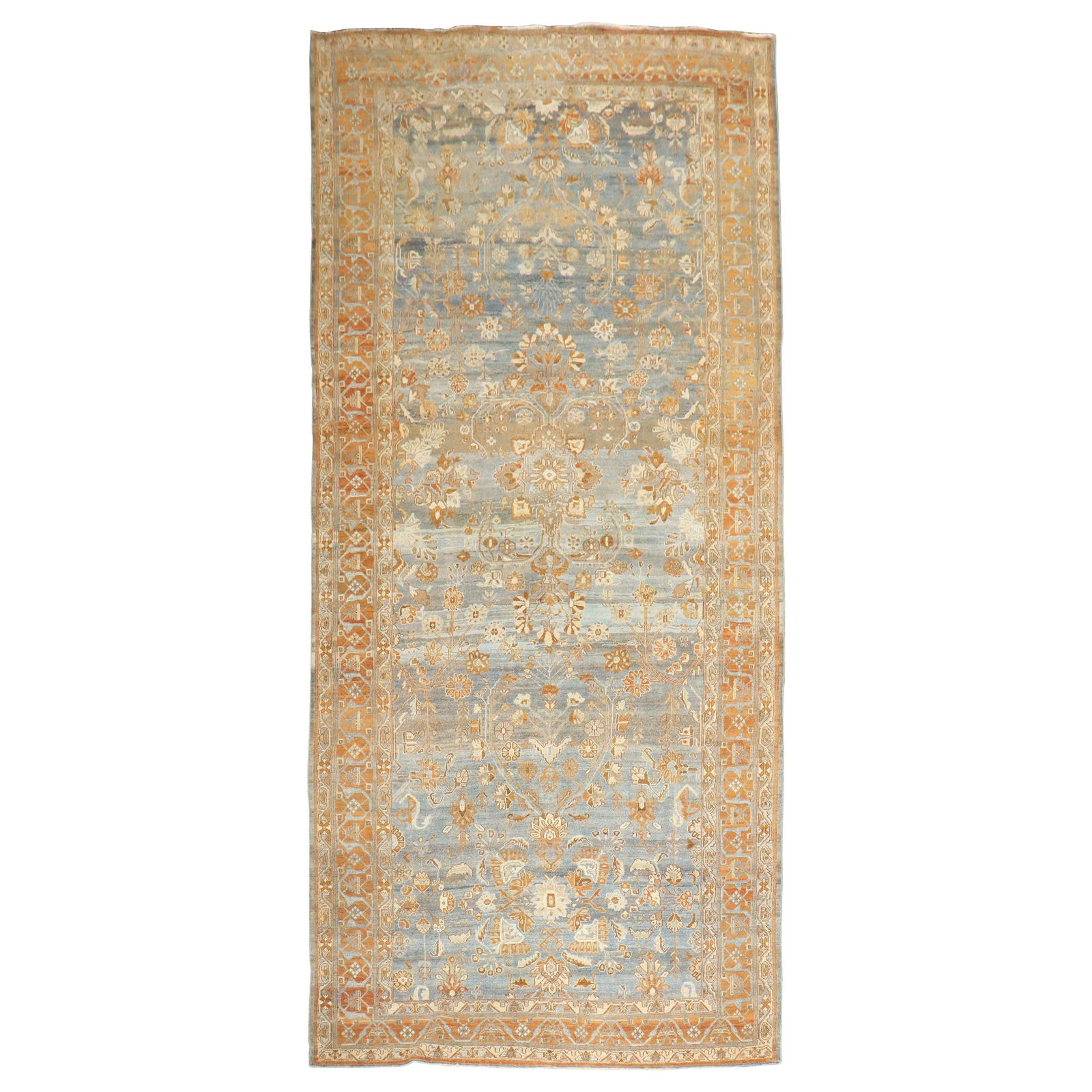 Hand-Knotted Persian Bibikabad Corridor Rug 85 x 192 in (1 of 13)