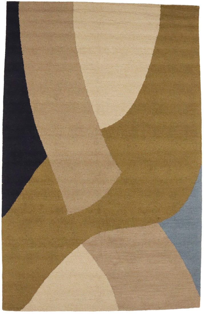 Hand-Tufted Multicolored Abstract 5X8 Modern Rug for Living Room (1 of 14)