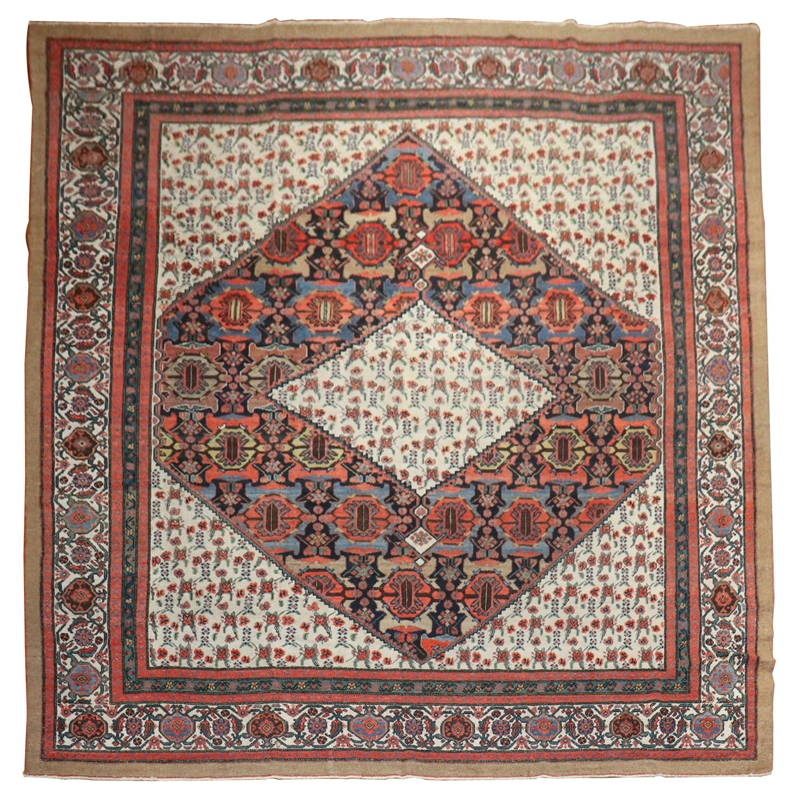 Persian Serab Hamedan Tribal Wool Room Rug 10'9 x 12'8 (1 of 10)