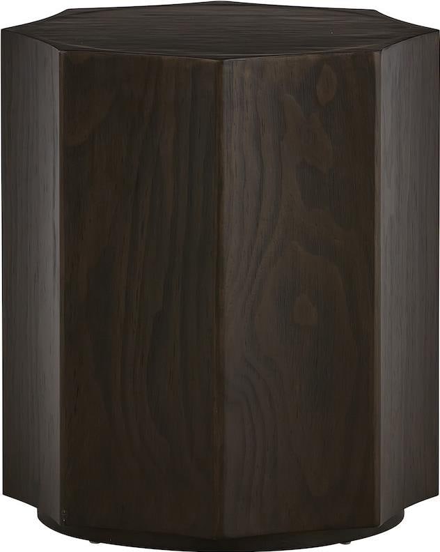 Alder Tweed Thayer Table Dark Cinder Engineered Wood 23.5H 18W 18D (1 of 1)