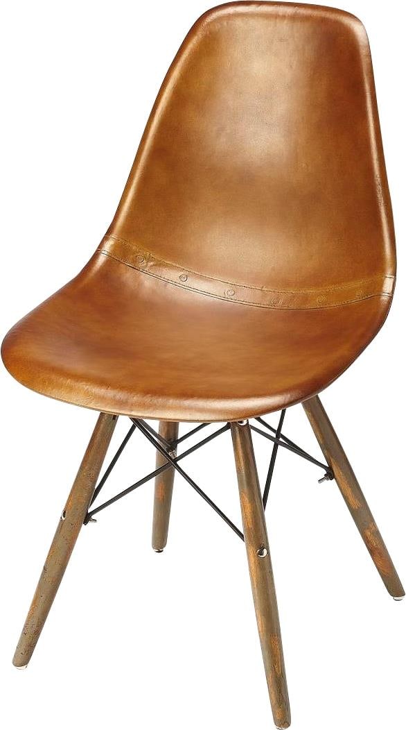 Butler Orson Side Chair Mid-Century Modern Antique Style: Butler Orson Side Chair Mid-Century Modern Antique Style Introducing the Orson Side Chair, a perfect blend of mid-century modern style and vintage charm. Crafted from a combination of mahogany and man