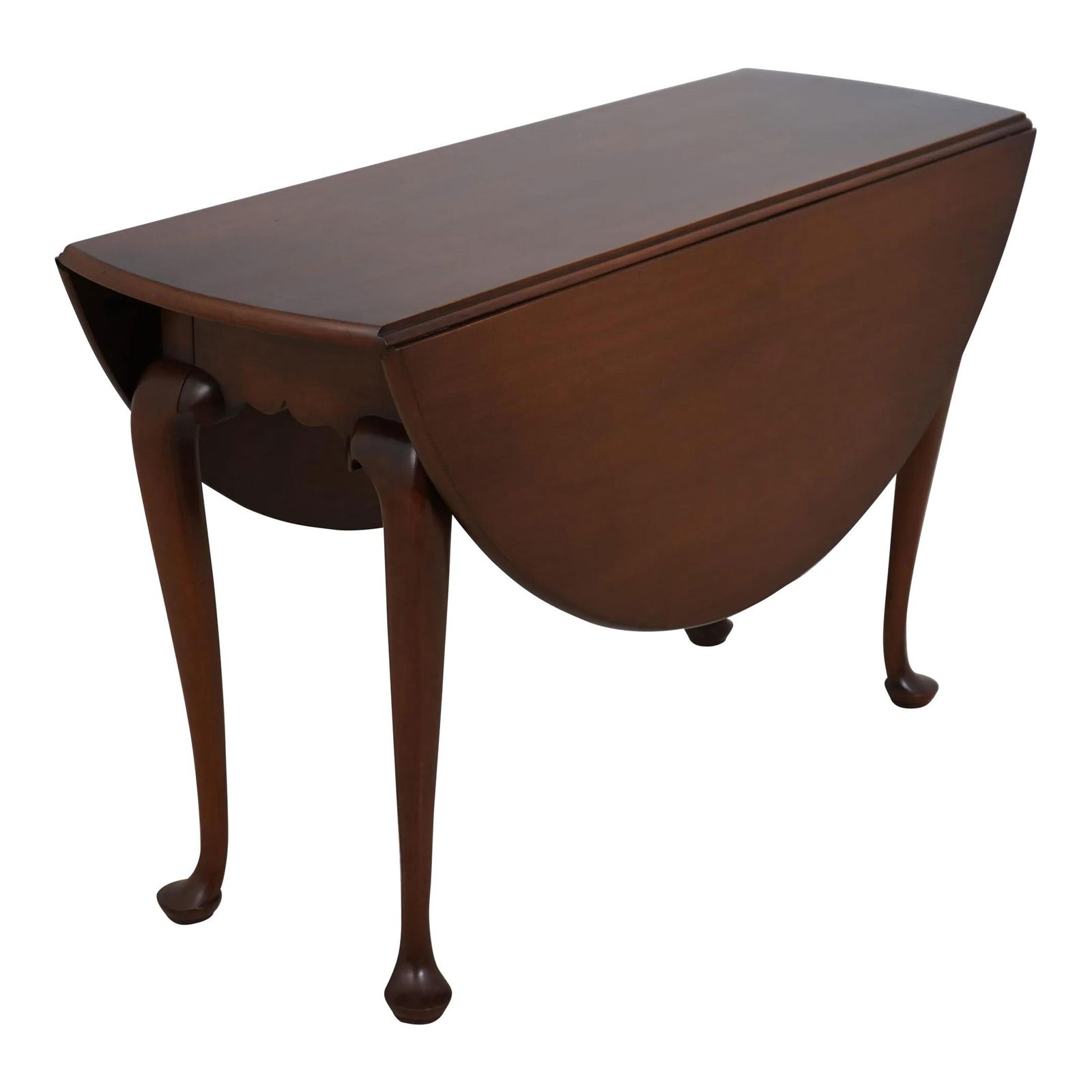 Biggs Queen Anne Mahogany Dropleaf Table Traditional Style (1 of 10)