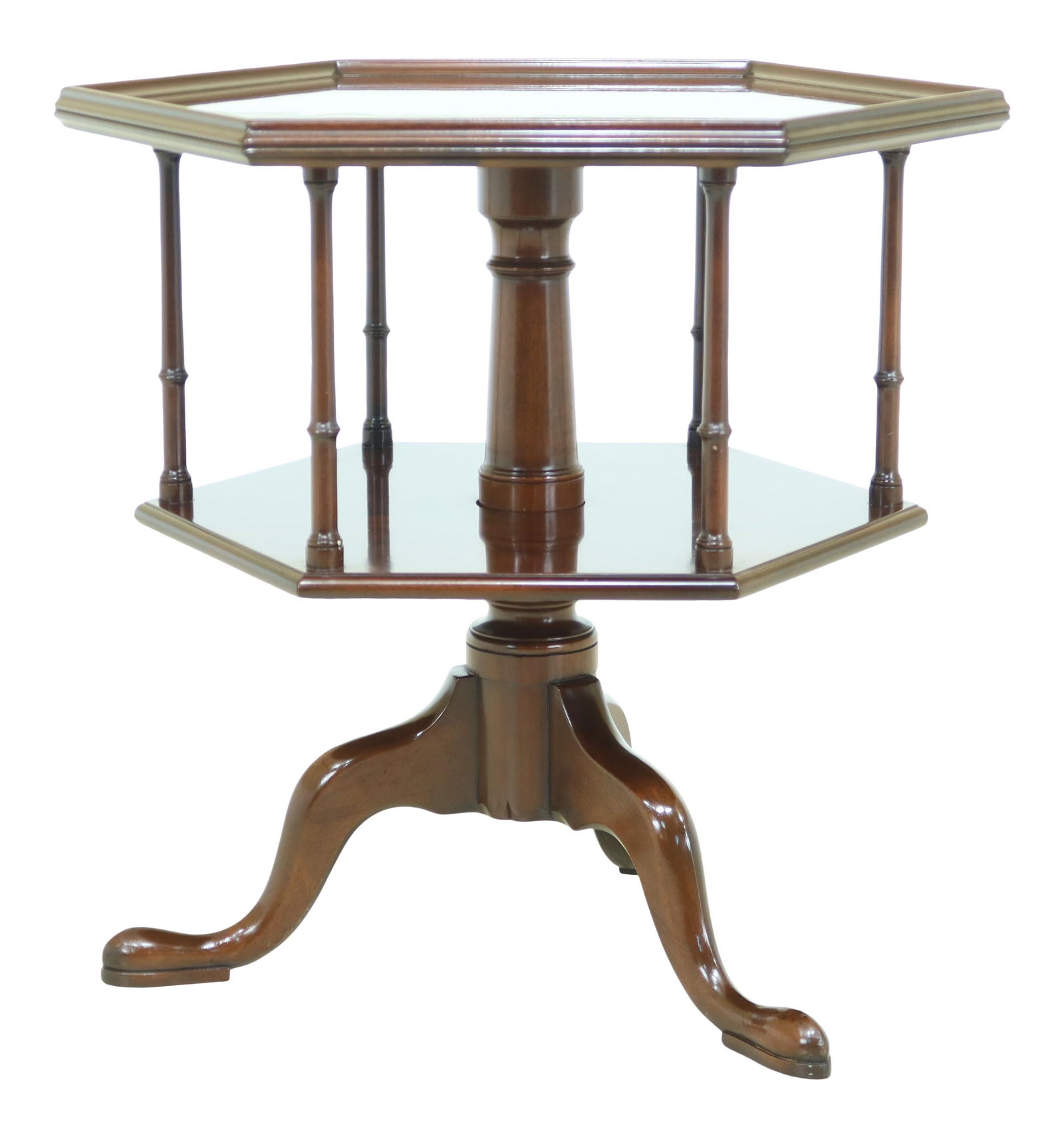 Kittinger CW-161 Mahogany Colonial Williamsburg Revolving Book Table (1 of 10)
