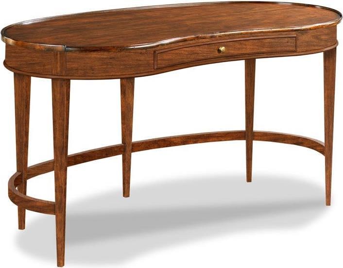 Woodbridge Marseille Kidney Desk Cherry Wood Bordeaux Finish 54" (1 of 3)